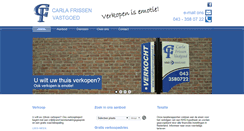 Desktop Screenshot of carlafrissenvastgoed.nl