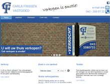 Tablet Screenshot of carlafrissenvastgoed.nl